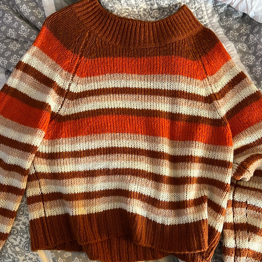 high neck sweater